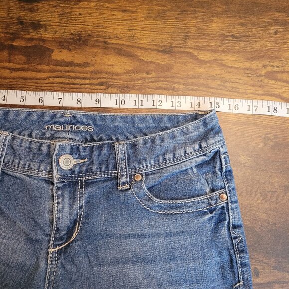 Maurices Jeans Womens 8 S Bootcut Low Rise Medium Light Wash Stretch - Picture 5 of 10